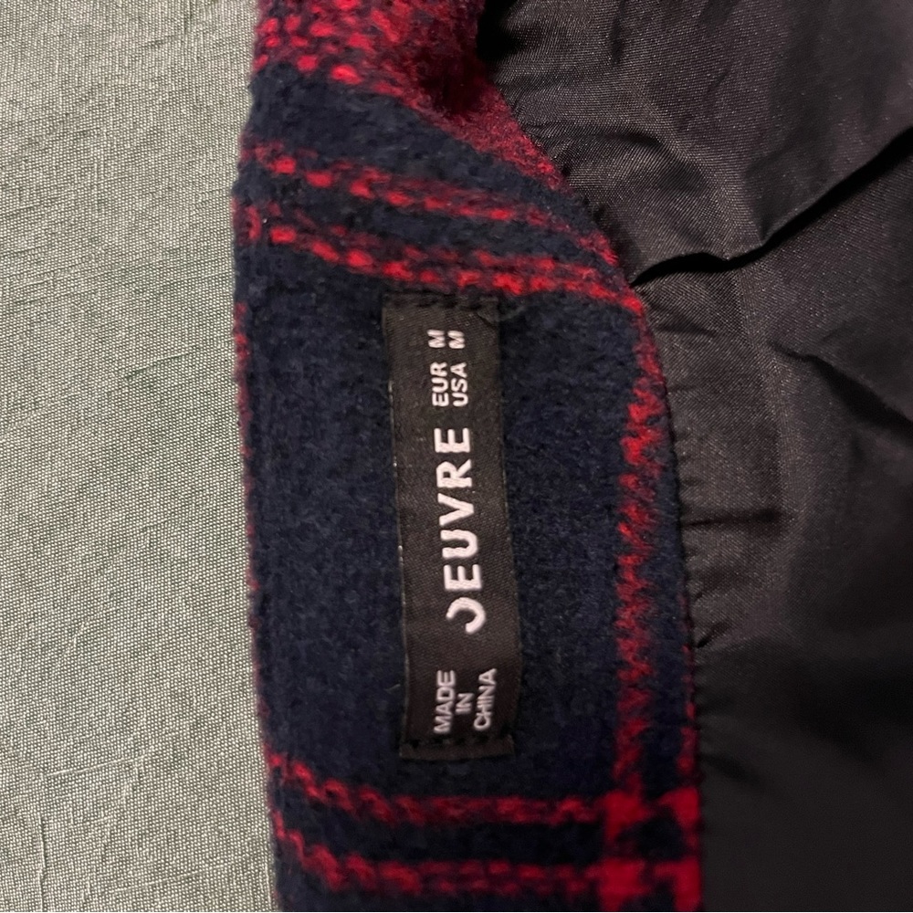 Jeuvre Winter Plaid Mini Skirt Size M